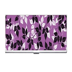 Floral Pattern Background Business Card Holders