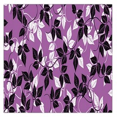 Floral Pattern Background Large Satin Scarf (square) by Amaryn4rt