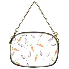 Rabbit Carrot Pattern Weft Step Chain Purses (one Side)  by Amaryn4rt