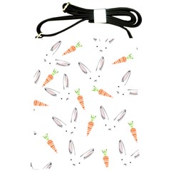 Rabbit Carrot Pattern Weft Step Shoulder Sling Bags by Amaryn4rt