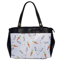 Rabbit Carrot Pattern Weft Step Office Handbags by Amaryn4rt