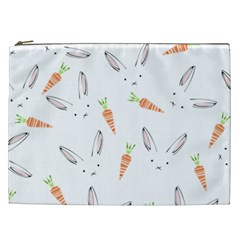 Rabbit Carrot Pattern Weft Step Cosmetic Bag (xxl)  by Amaryn4rt