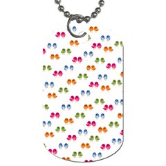 Pattern Birds Cute Design Nature Dog Tag (two Sides) by Amaryn4rt