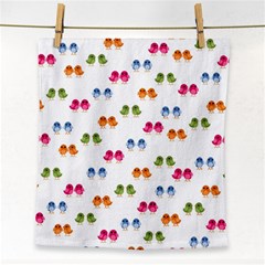 Pattern Birds Cute Design Nature Face Towel by Amaryn4rt