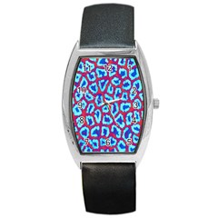 Animal Tissue Barrel Style Metal Watch