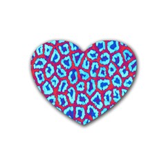 Animal Tissue Rubber Coaster (heart)  by Amaryn4rt