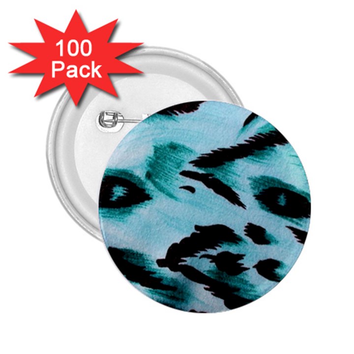 Animal Cruelty Pattern 2.25  Buttons (100 pack) 