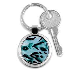 Animal Cruelty Pattern Key Chains (round)  by Amaryn4rt