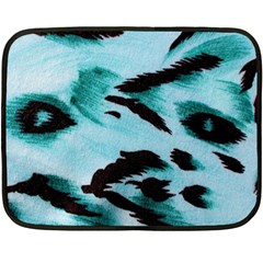 Animal Cruelty Pattern Double Sided Fleece Blanket (mini) 