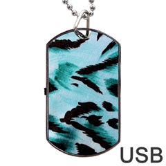 Animal Cruelty Pattern Dog Tag Usb Flash (one Side)