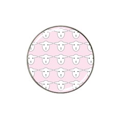 Sheep Wallpaper Pattern Pink Hat Clip Ball Marker (10 Pack) by Amaryn4rt