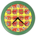 Funny Faces Color Wall Clocks Front