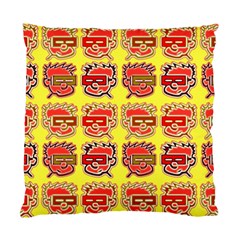 Funny Faces Standard Cushion Case (one Side) by Amaryn4rt