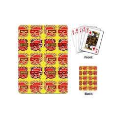 Funny Faces Playing Cards (mini)  by Amaryn4rt