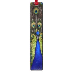 Bird Peacock Display Full Elegant Plumage Large Book Marks by Amaryn4rt