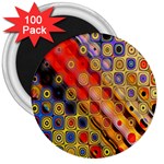 Background Texture Pattern 3  Magnets (100 pack) Front