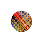 Background Texture Pattern Golf Ball Marker Front