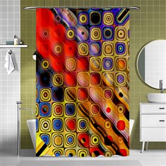 Background Texture Pattern Shower Curtain 48  X 72  (small) 