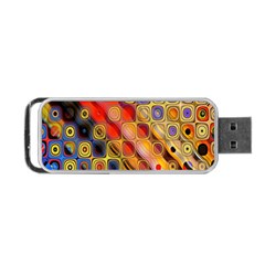 Background Texture Pattern Portable Usb Flash (one Side)