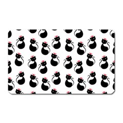 Cat Seamless Animal Pattern Magnet (rectangular)