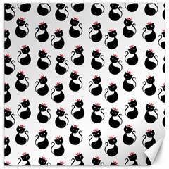 Cat Seamless Animal Pattern Canvas 12  X 12  