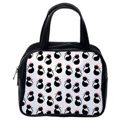 Cat Seamless Animal Pattern Classic Handbags (one Side) by Amaryn4rt