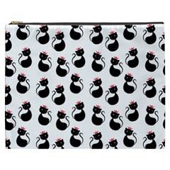 Cat Seamless Animal Pattern Cosmetic Bag (xxxl)  by Amaryn4rt