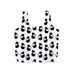 Cat Seamless Animal Pattern Full Print Recycle Bags (s)  by Amaryn4rt