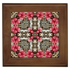 Flowers Fabric Framed Tiles by Amaryn4rt