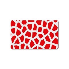 Animal Animalistic Pattern Magnet (name Card) by Amaryn4rt