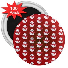 Card Cartoon Christmas Cold 3  Magnets (100 Pack) by Amaryn4rt