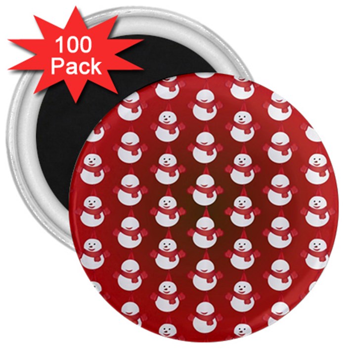 Card Cartoon Christmas Cold 3  Magnets (100 pack)