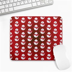 Card Cartoon Christmas Cold Large Mousepads by Amaryn4rt