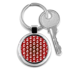 Card Cartoon Christmas Cold Key Chains (round)  by Amaryn4rt