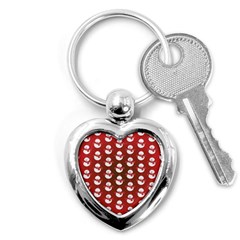 Card Cartoon Christmas Cold Key Chains (heart)  by Amaryn4rt