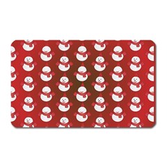 Card Cartoon Christmas Cold Magnet (rectangular) by Amaryn4rt