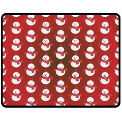 Card Cartoon Christmas Cold Fleece Blanket (medium)  by Amaryn4rt