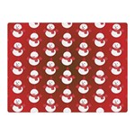 Card Cartoon Christmas Cold Double Sided Flano Blanket (Mini)  35 x27  Blanket Front