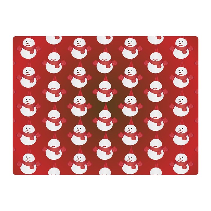 Card Cartoon Christmas Cold Double Sided Flano Blanket (Mini) 