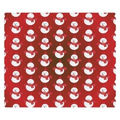 Card Cartoon Christmas Cold Double Sided Flano Blanket (small)  by Amaryn4rt