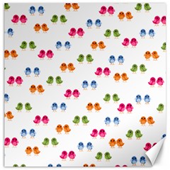 Pattern Birds Cute Design Nature Canvas 16  x 16  