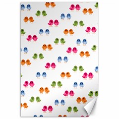 Pattern Birds Cute Design Nature Canvas 20  X 30   by Amaryn4rt