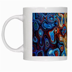 Background Structure Absstrakt Color Texture White Mugs by Amaryn4rt