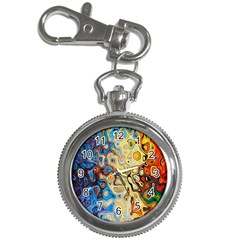 Background Structure Absstrakt Color Texture Key Chain Watches