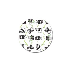 Panda Tile Cute Pattern Golf Ball Marker (10 Pack)