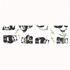 Panda Tile Cute Pattern Large Bar Mats by Amaryn4rt