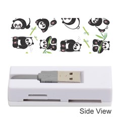 Panda Tile Cute Pattern Memory Card Reader (stick)  by Amaryn4rt