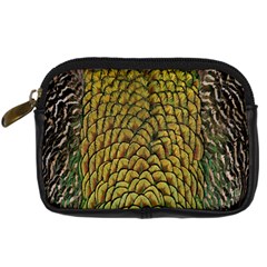 Colorful Iridescent Feather Bird Color Peacock Digital Camera Cases by Amaryn4rt