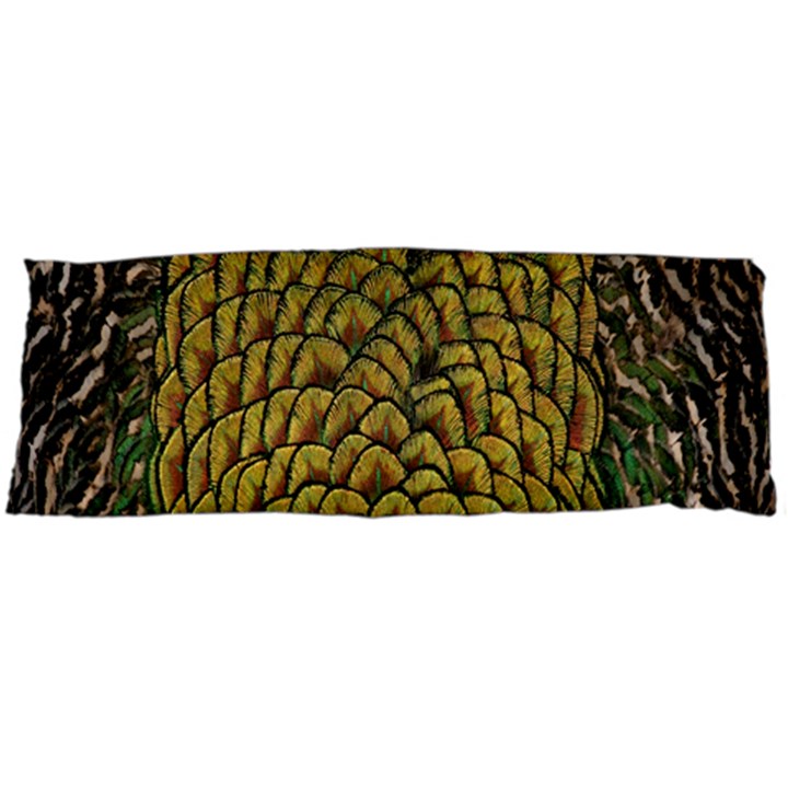 Colorful Iridescent Feather Bird Color Peacock Body Pillow Case Dakimakura (Two Sides)