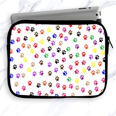 Paw Prints Background Apple Ipad 2/3/4 Zipper Cases by Amaryn4rt